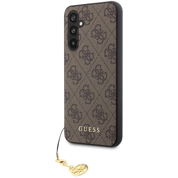 Guess 4G Charms dėklas Samsung Galaxy S23 FE – rudas
