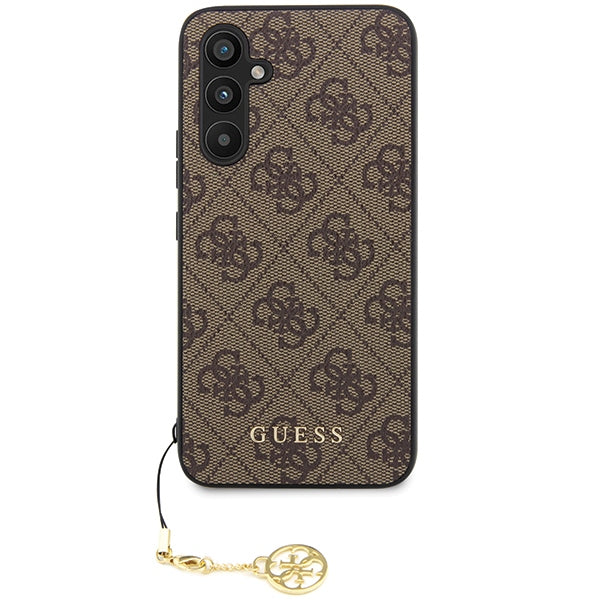 Guess 4G Charms dėklas Samsung Galaxy S23 FE – rudas