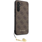 Guess 4G Charms dėklas Samsung Galaxy S23 FE – rudas