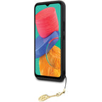 Guess 4G Charms dėklas Samsung Galaxy S23 FE – rudas