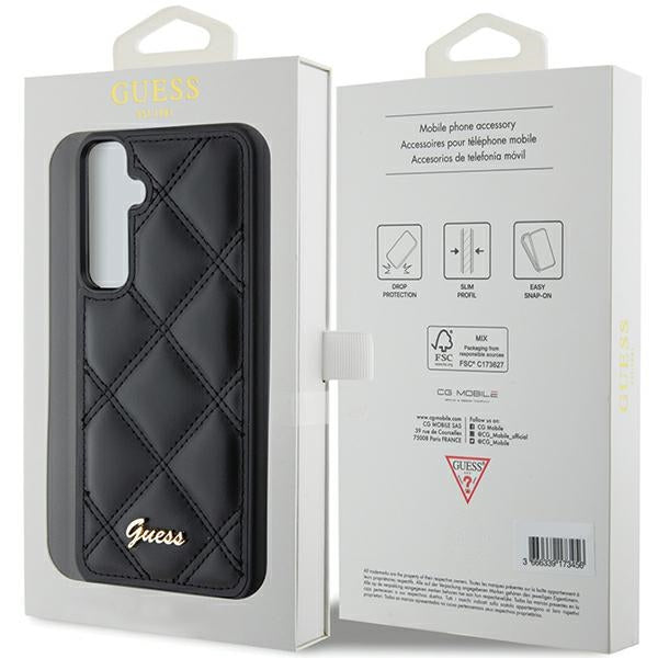 Guess dėklas Samsung Galaxy S23 FE – juodas