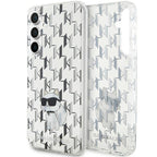 Karl Lagerfeld skaidrus dėklas Samsung Galaxy S23 FE – Monogram Choupette