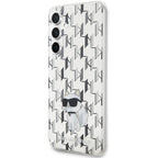 Karl Lagerfeld skaidrus dėklas Samsung Galaxy S23 FE – Monogram Choupette