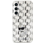 Karl Lagerfeld skaidrus dėklas Samsung Galaxy S23 FE – Monogram Choupette