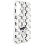 Karl Lagerfeld skaidrus dėklas Samsung Galaxy S23 FE – Monogram Choupette