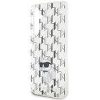 Karl Lagerfeld skaidrus dėklas Samsung Galaxy S23 FE – Monogram Choupette