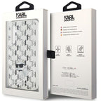 Karl Lagerfeld skaidrus dėklas Samsung Galaxy S23 FE – Monogram Choupette