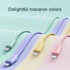 Joyroom laidas Colorful Data Cable S-2030M13 USB-A / Lightning 2.4A 2 m rožinis