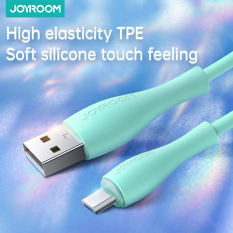 Joyroom laidas Bowling Data Cable S-2030M8 USB-A / micro USB 3A 2 m žalias