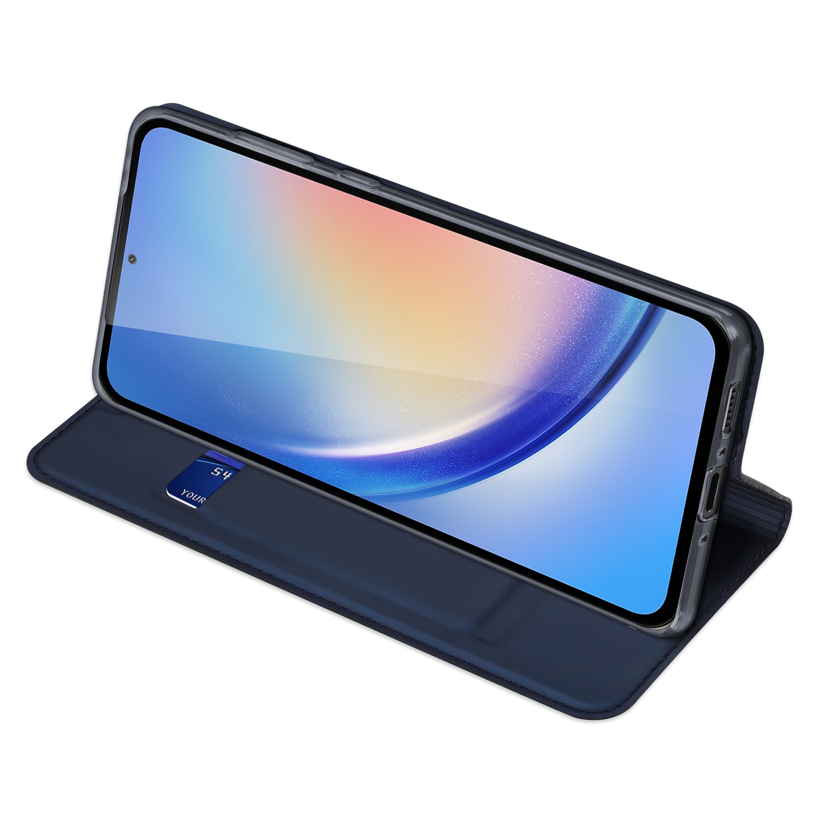 Dux Ducis Skin Pro dėklas Samsung A35 5G – mėlynas