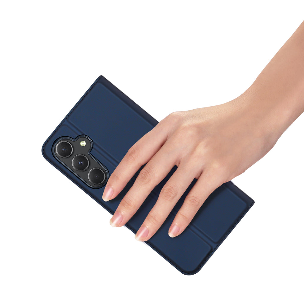 Dux Ducis Skin Pro dėklas Samsung A35 5G – mėlynas