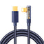 Joyroom Gaming laidas S-CL020A6 Lightning (kampinis) / USB-C (tiesus) 20W 1.2 m - mėlynas