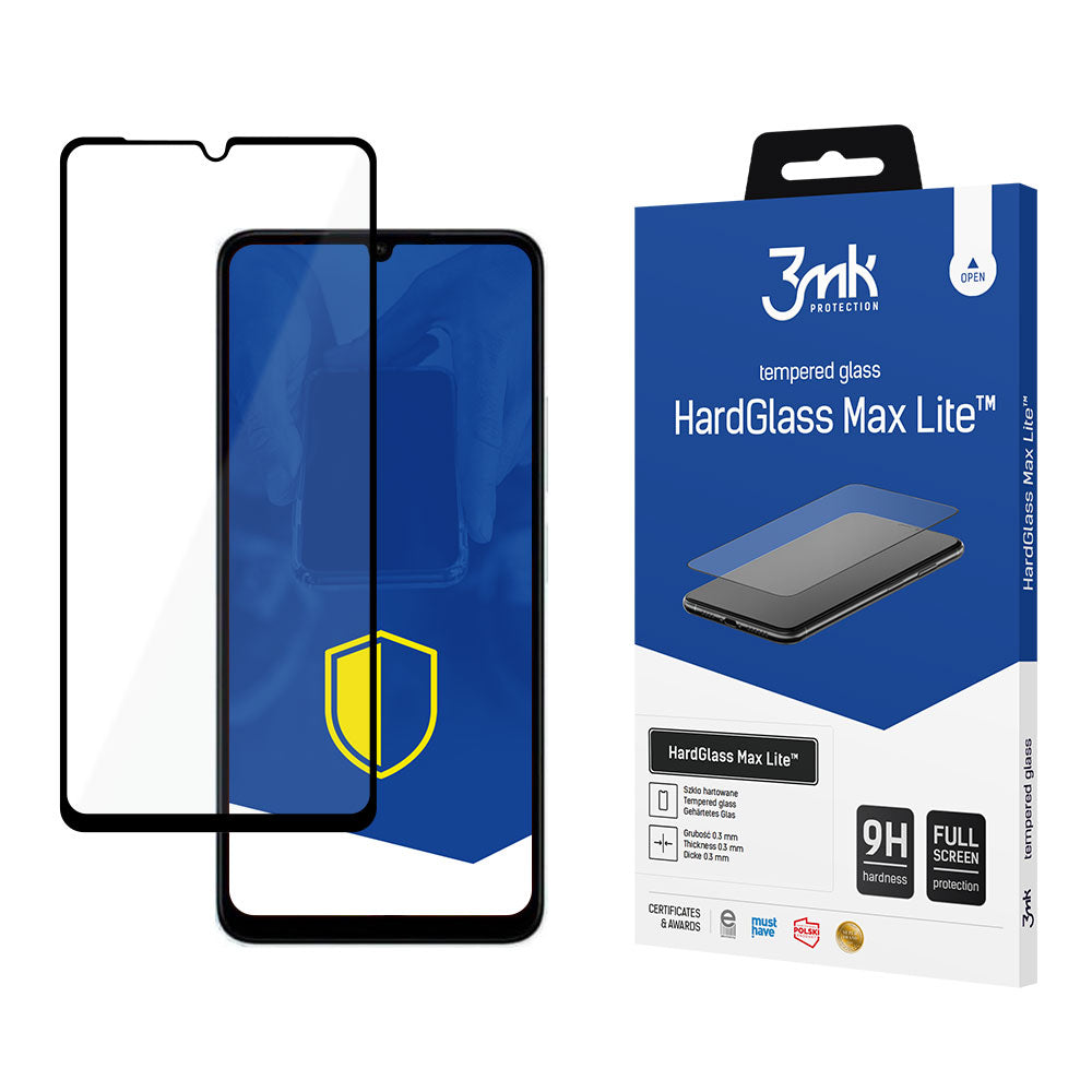 9H 3mk HardGlass Max Lite™ stiklas ant Redmi 13C / Poco C65 -- Redmi 13C
