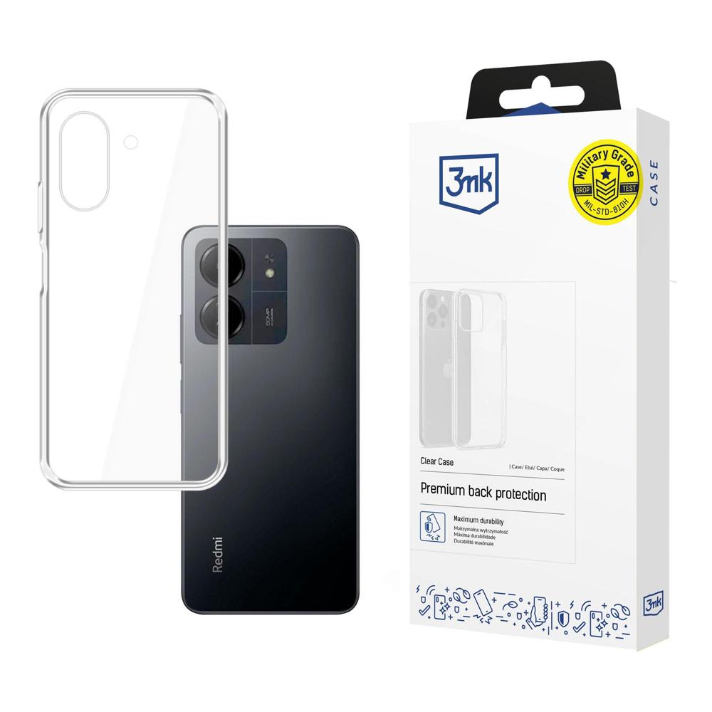 3mk skaidrus dėklas, skirtas Redmi 13C / Poco C65 - skaidrus -- Redmi 13C