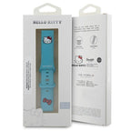 Hello Kitty silikoninis Kitty galvos dirželis universalus 22mm - mėlynas