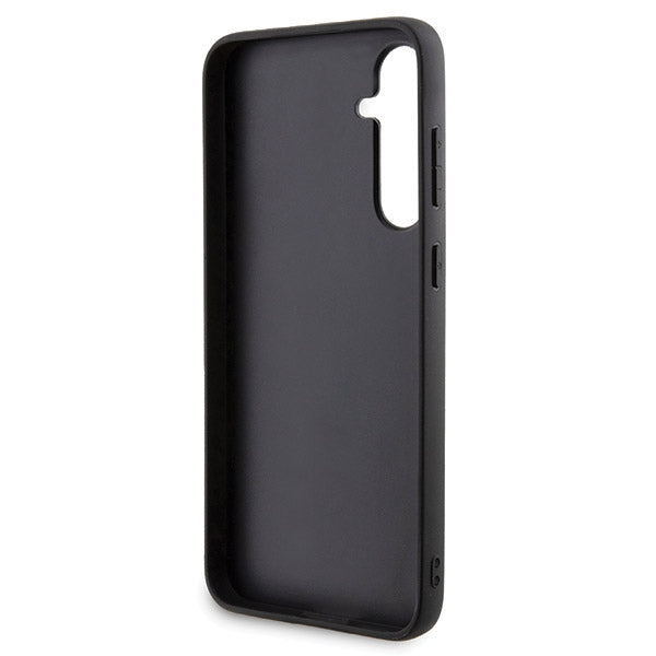 Karl Lagerfeld Gripstand Saffiano dėklas Galaxy S23 FE – juodas