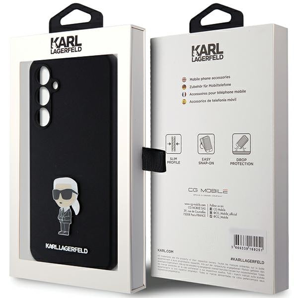 Karl Lagerfeld dėklas Samsung Galaxy S23 FE – juodas