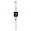 Karl Lagerfeld 3D guminis Karl&Choupette Heads dirželis Apple Watch 38/40/41mm - baltas