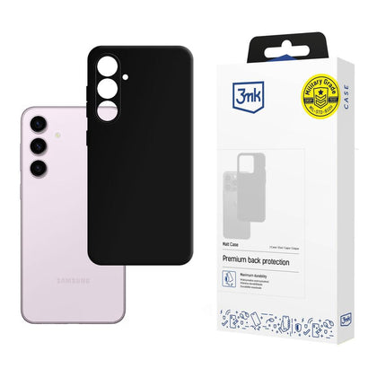 3mk matinis dėklas, skirtas Samsung Galaxy S24 - juodas