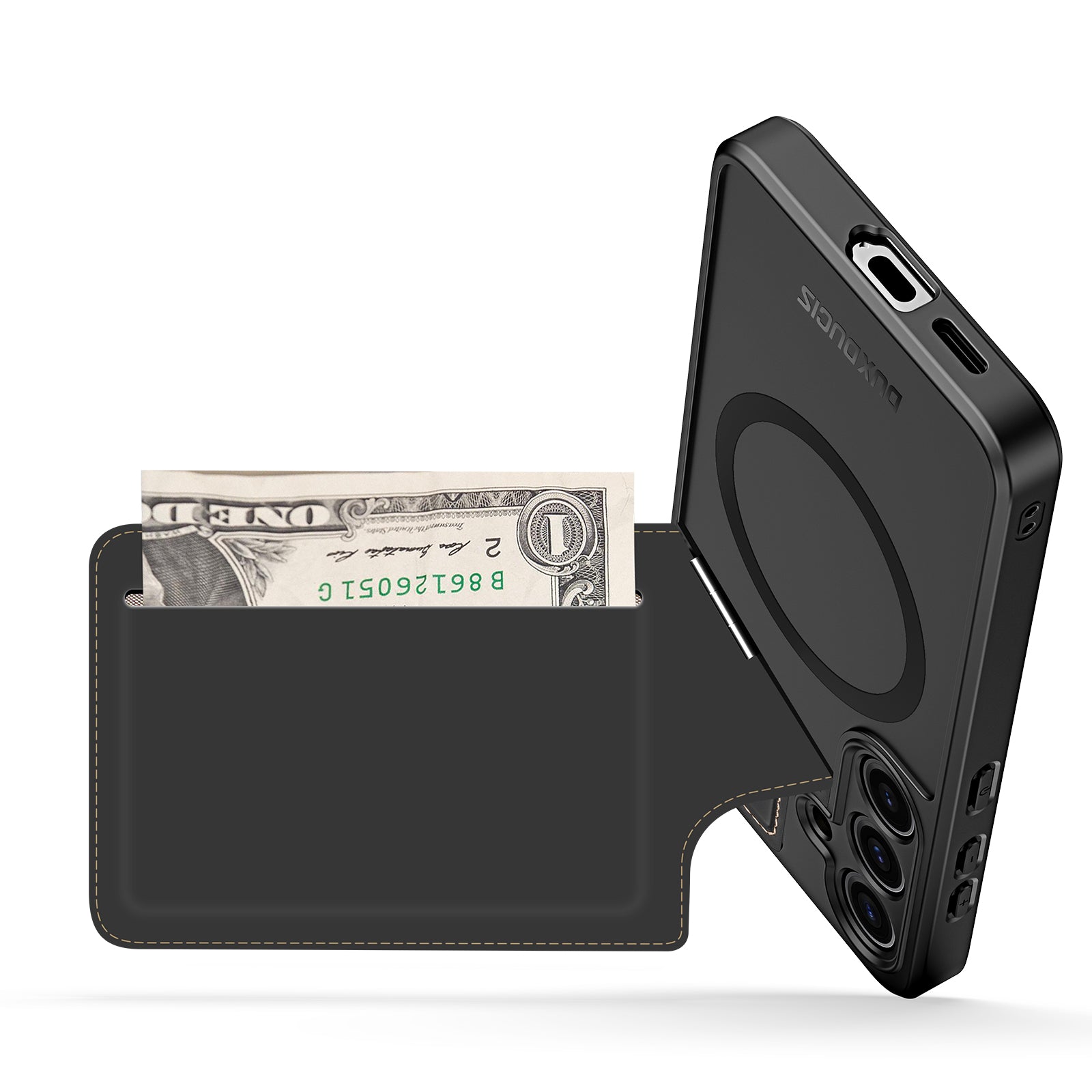 Dux Ducis Rafi II Mag dėklas Samsung Galaxy S24 – juodas