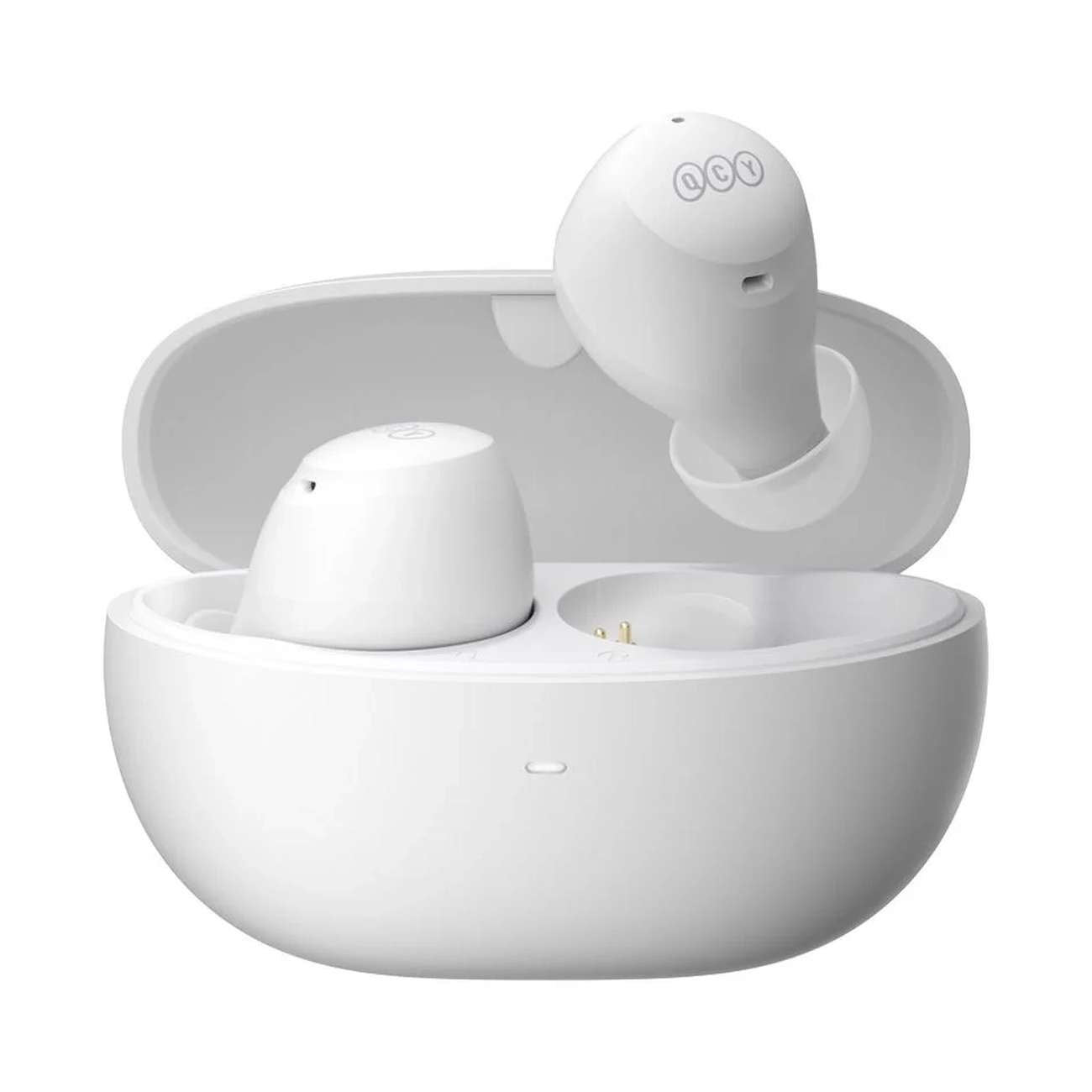 QCY HT07 ArcBuds TWS belaidės į ausis įdedamos Bluetooth 5.2 ausinės – baltos