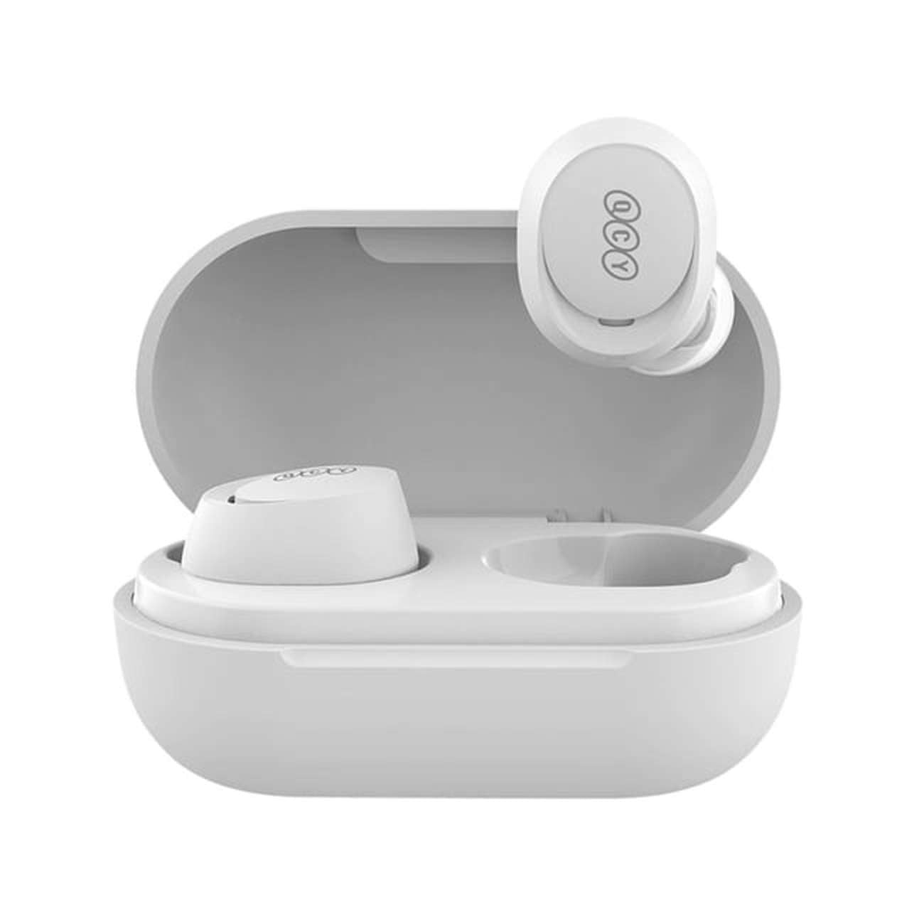 QCY T27 ArcBuds Lite TWS belaidės į ausis įdedamos Bluetooth 5.3 ausinės – baltos
