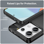 Carbon Case dėklas Xiaomi Redmi Note 13 Pro – juodas