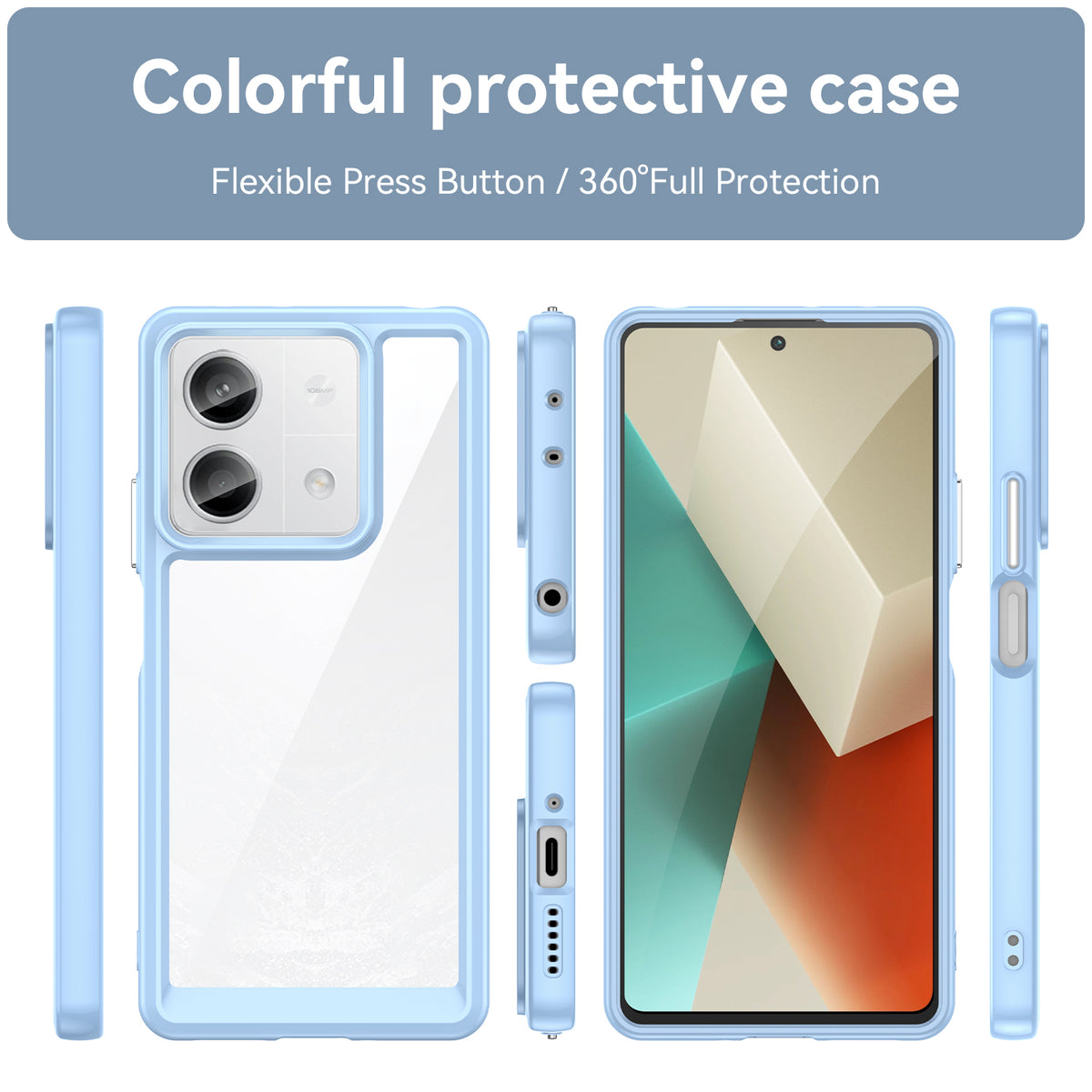 Outer Space dėklas Xiaomi Redmi Note 13 Pro – mėlynas