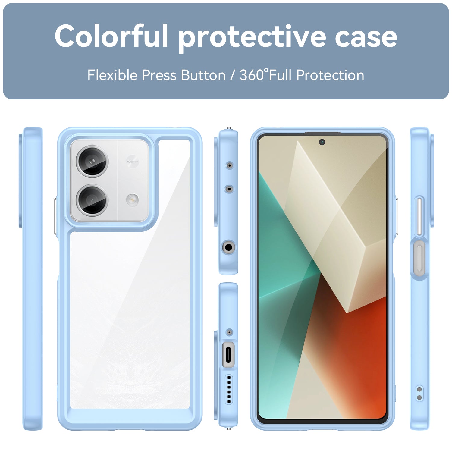Outer Space dėklas Xiaomi Redmi Note 13 Pro – mėlynas