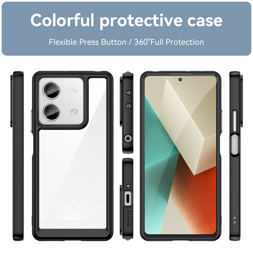 Outer Space dėklas Xiaomi Redmi Note 13 Pro+ – juodas -- Xiaomi Redmi Note 13 Pro+