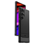 Spigen Rugged Armor dėklas Samsung Galaxy S24 Ultra – juodas