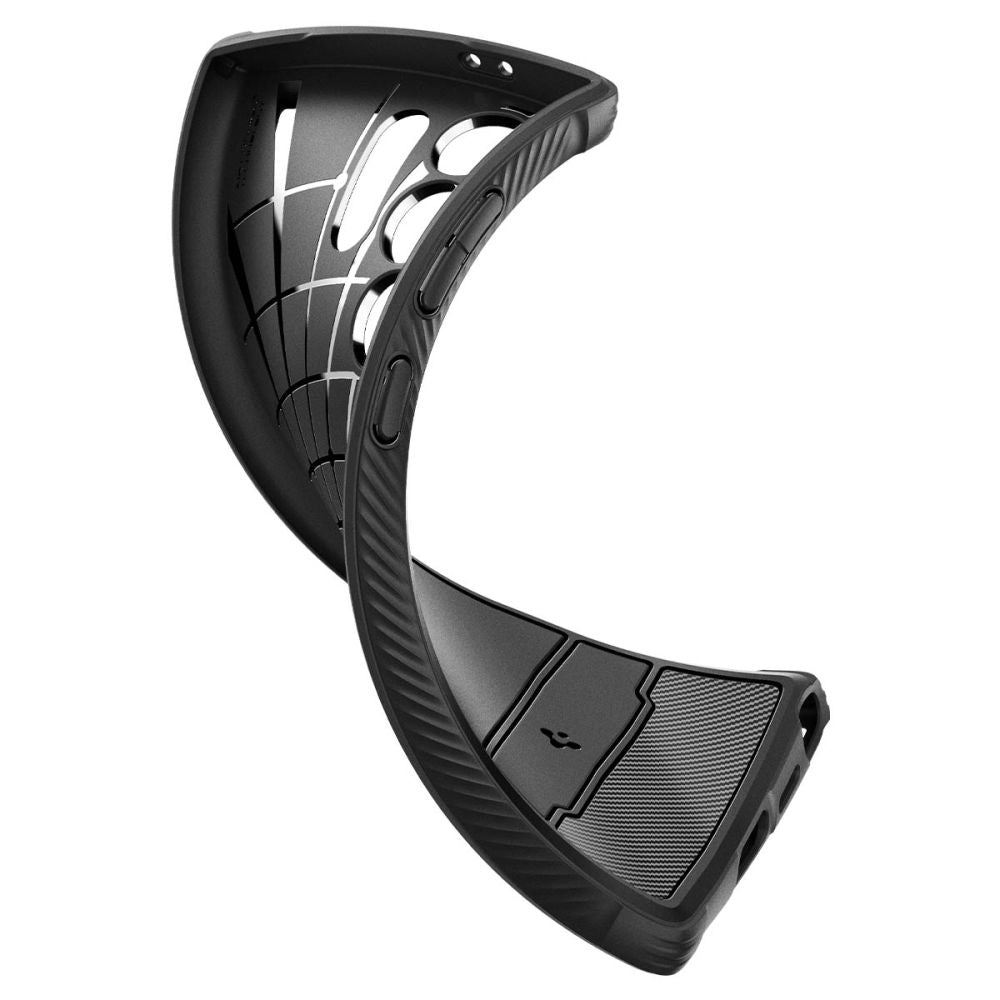 Spigen Rugged Armor dėklas Samsung Galaxy S24 Ultra – juodas