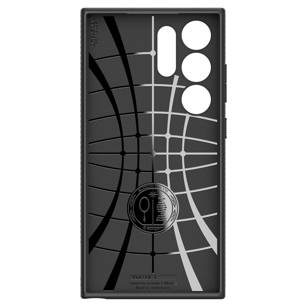 Spigen Liquid Air dėklas Samsung Galaxy S24 Ultra – juodas