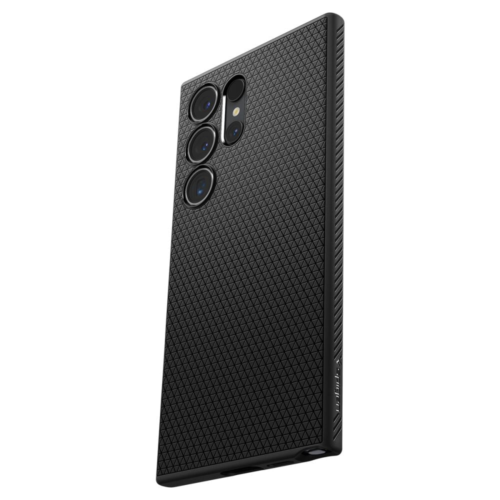 Spigen Liquid Air dėklas Samsung Galaxy S24 Ultra – juodas