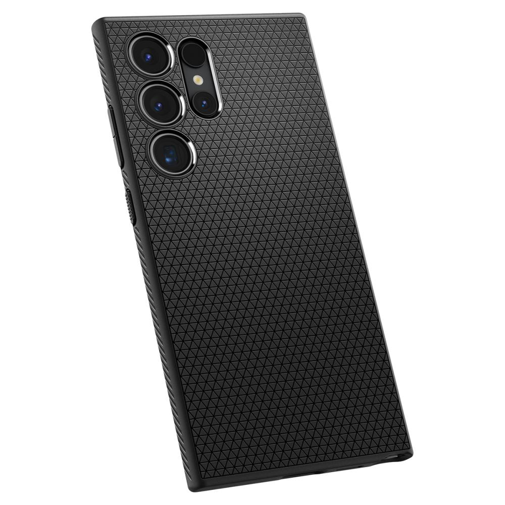 Spigen Liquid Air dėklas Samsung Galaxy S24 Ultra – juodas