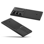 Spigen Optik Armor dėklas Galaxy S24 Ultra – juodas