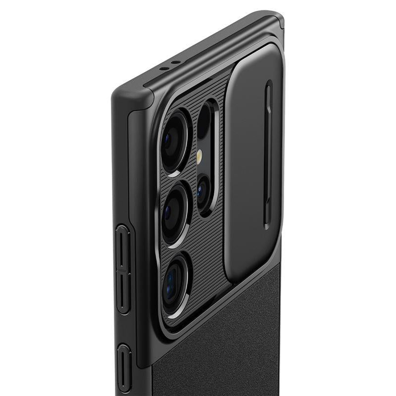 Spigen Optik Armor dėklas Galaxy S24 Ultra – juodas