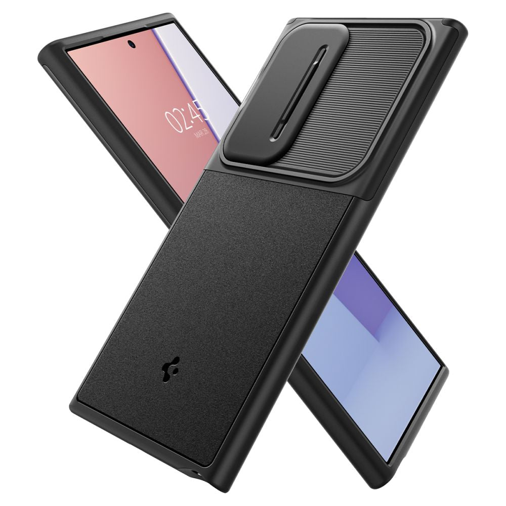 Spigen Optik Armor dėklas Galaxy S24 Ultra – juodas