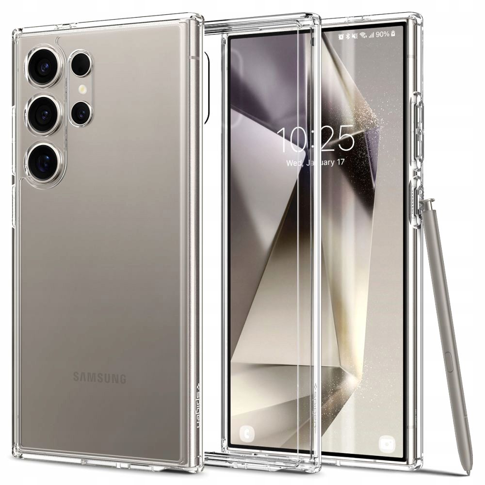 Skaidrus Spigen Ultra Hybrid dėklas Samsung Galaxy S24 Ultra