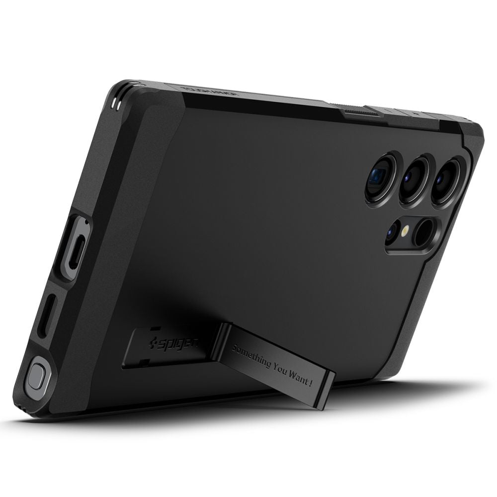 Spigen Tough Armor dėklas Galaxy S24 Ultra – juodas