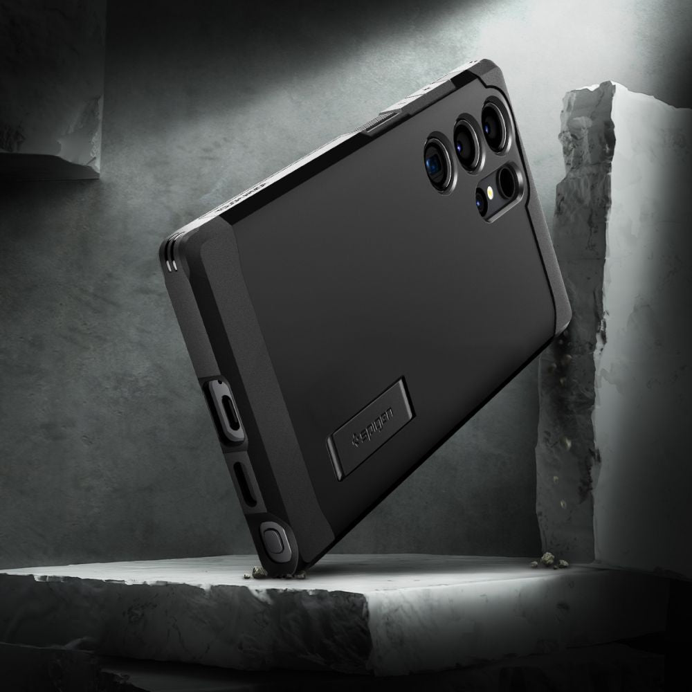Spigen Tough Armor dėklas Galaxy S24 Ultra – juodas