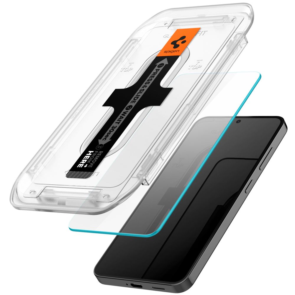 Spigen Glas.TR EZ Fit stiklas Galaxy S24+ (2 vnt.) Antrasis paveikslėlis