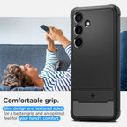 Spigen Rugged Armor dėklas Galaxy S24 – juodas