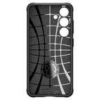 Spigen Rugged Armor dėklas Galaxy S24 – juodas