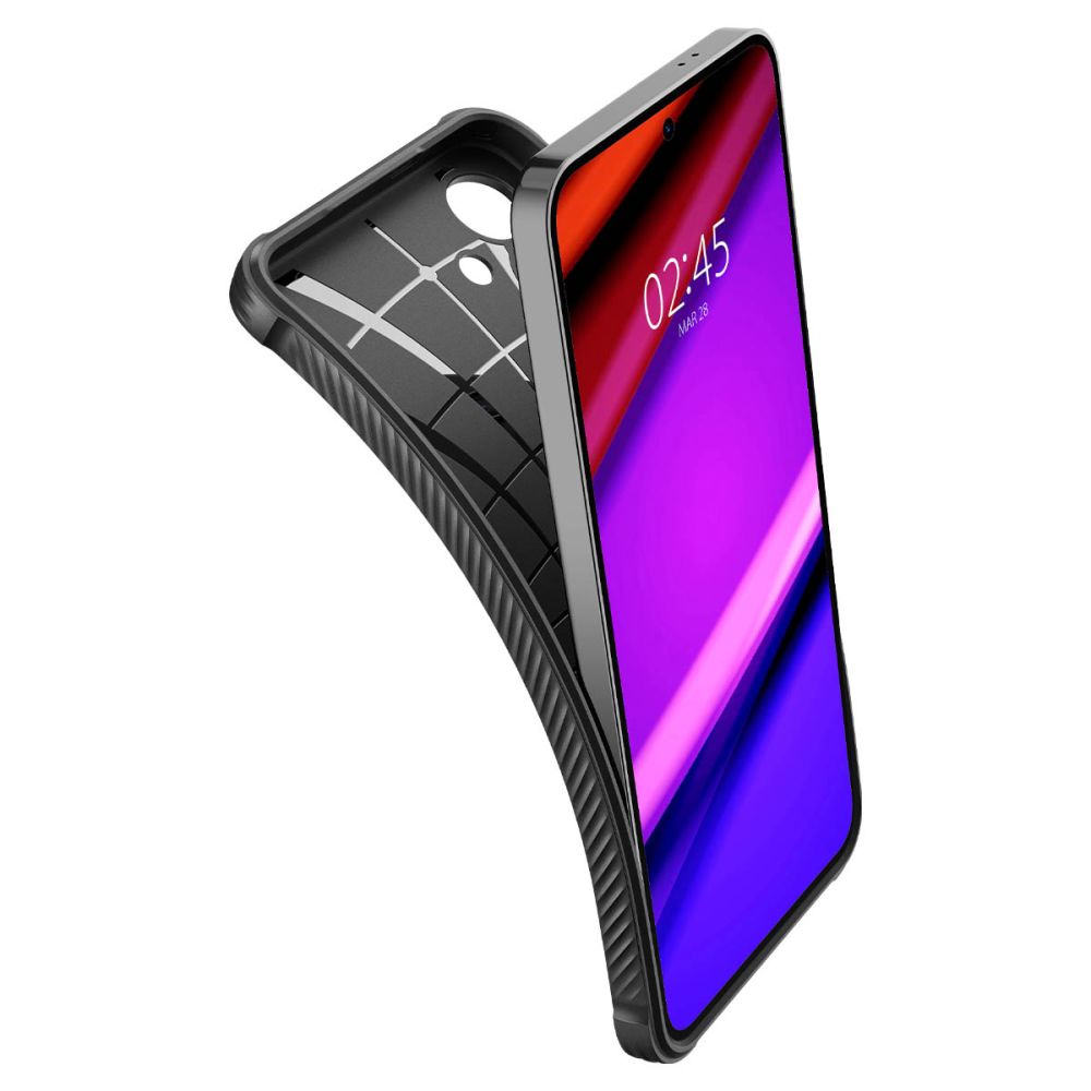 Spigen Rugged Armor dėklas Galaxy S24 – juodas
