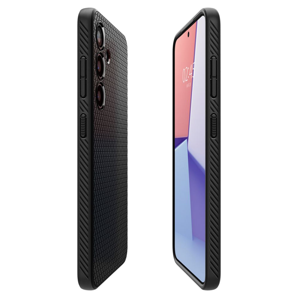 Spigen Liquid Air dėklas Samsung Galaxy S24 – matinis juodas