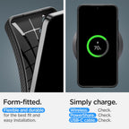 Spigen Liquid Air dėklas Samsung Galaxy S24 – matinis juodas