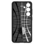 Spigen Liquid Air dėklas Samsung Galaxy S24 – matinis juodas