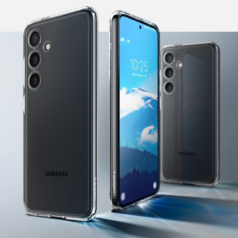 Spigen Ultra Hybrid dėklas Samsung Galaxy S24 – skaidrus