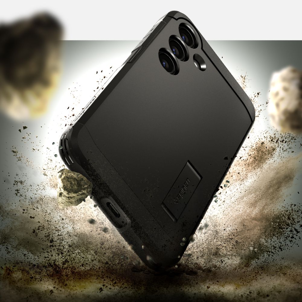Spigen Tough Armor dėklas Samsung Galaxy S24 – juodas